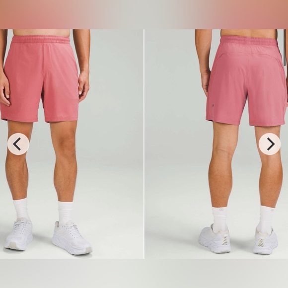 Lululemon Pace Breaker Linerless Short 5" Brier Rose Men’s Size XL - Picture 9 of 11